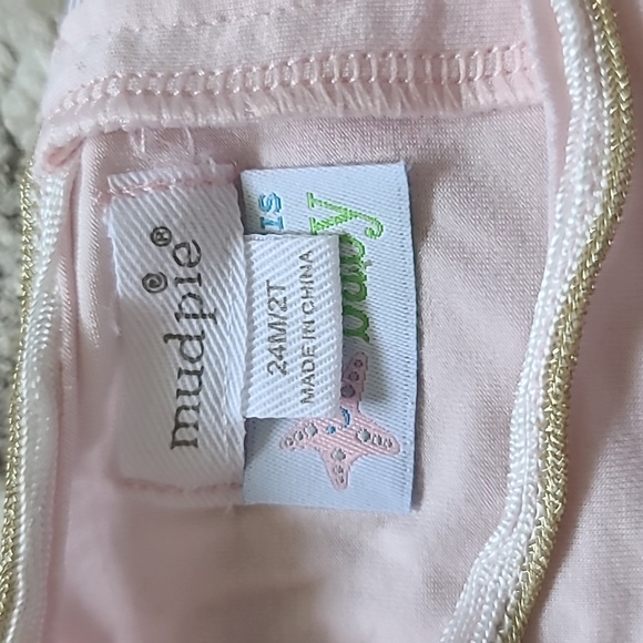 10 for $25 - Mudpie Girls 24m Pink "More Glitter" T-Shirt - Picture 2 of 2
